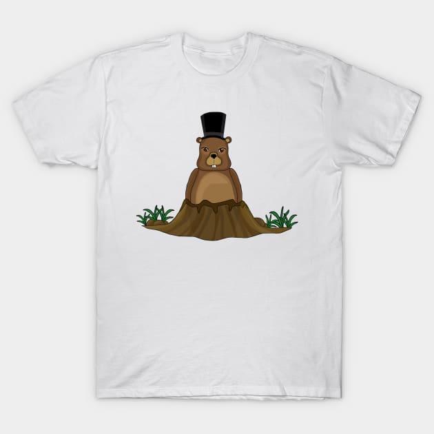 Groundhog T-Shirt by valentinahramov